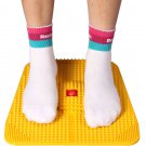 Acupressure Mat Yellow, Back and Neck Pain Relief and Muscle Relaxation Massage Acupressure Mat Yellow, Back and Neck Pain Relief and Muscle Relaxation Massage