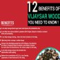 Ayurvedic Herbal Diabetics Control Wooden Tumbler Made of Vijaysar Tree Wood 1pc