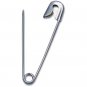 Durable Strong Metal Brooch Nickle Plated Safety Pins, Large 4no Size, 70 Pieces