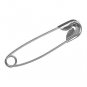 Durable Strong Metal Brooch Nickle Plated Safety Pins, Large 4no Size, 70 Pieces