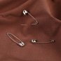 Durable Strong Metal Brooch Nickle Plated Safety Pins, Large 4no Size, 70 Pieces