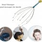 Head Massager Scalp Scratcher Pack of 3 Manual 12 Fingers De-stress Spa Therapy