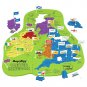 Mapology United Kingdom, County Shaped Puzzle Pieces, Educational Toy Age 5 Year