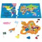 Mapology World with Flags & Capitals, with Country Shaped Pieces, Age 5 Years