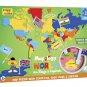Mapology World with Flags & Capitals, with Country Shaped Pieces, Age 5 Years