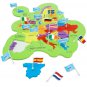 Mapology Europe Map Puzzle With Capitals, Educational Toy For Age 5 Years+