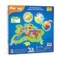 Mapology Europe Map Puzzle With Capitals, Educational Toy For Age 5 Years+