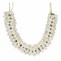Artificial White Women Garland Mogra Flower Gajra Hair Bun Accessory Pack of 2