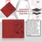 Men's RFID Blocking Leo Embossed Series Leather Bifold Center Flap Wallet