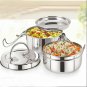 Stainless Steel Strong 2 Layer Leak-Proof Eco-Friendly Food-Container Lunch Box