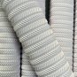 Livox Rubber Cricket Bat Grip White Ring Texture Pack of 6 Cricket Bat Gripper