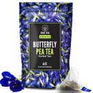 Blue Tea Butterfly Pea Flower 60 Pyramid Tea Bags For Iced Tea Cooler Mocktails Blue Tea Butterfly Pea Flower 60 Pyramid Tea Bags For Iced Tea Cooler Mocktails