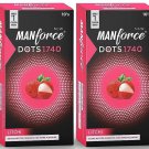 Manforce Extra 1740 Dotted Litchi Flavored Condoms, 40 Condoms Manforce Extra 1740 Dotted Litchi Flavored Condoms, 40 Condoms
