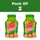 Eno Chewy Bites Zesty Orange 30 Counts Pack of 2 Chewable Antacid For Acidity