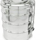 Lunch Box 4 Tier Stainless Steel Indian Food Container Set, 1500ml Lunch Box 4 Tier Stainless Steel Indian Food Container Set, 1500ml