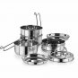 Lunch Box 4 Tier Stainless Steel Indian Food Container Set, 1500ml
