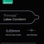 Okamoto Platinum 0.03 mm Thinnest Condoms for Almost Invisible Feel, 10 Counts