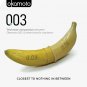 Okamoto Platinum 0.03 mm Thinnest Condoms for Almost Invisible Feel, 10 Counts