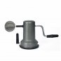 Anjali Sleek Stainless Steel Vacuum Base Coconut Scrapper, Hand driven, Black