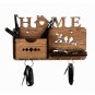 Wooden Key Hanger or Key Chain Holders for Wall 7 Hooks Mobile Holder for Wall