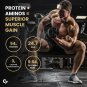 Carbamide Forte Mass Gainer 1kg Belgian Chocolate Flavor Weight Gainer