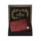 Genuine Leather RFID Blocking Slim Men's Bifold Center Flap Crackle Brown Wallet Genuine Leather RFID Blocking Slim Men's Bifold Center Flap Crackle Brown Wallet