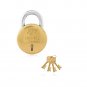 Godrej Navtal 7 levers Padlocks with 4 Keys Padlock Brass Finish