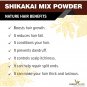 The Forest Herbs Shikakai Mix Hair Shampoo 500gm With Amla Reetha Bhringraj