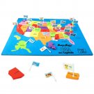 Imagimake Mapology USA with Capitals Fun Jigsaw Puzzle Toy for Kids Age 5+