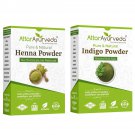 Attar Ayurveda Henna and Indigo Powder Natural Dye 400gm for Black & Brown Hair Attar Ayurveda Henna and Indigo Powder Natural Dye 400gm for Black & Brown Hair