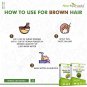 Attar Ayurveda Henna and Indigo Powder Natural Dye 400gm for Black & Brown Hair