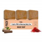 Ghar Handmade Sandalwood & Saffron Magic Skin Brightening Soaps 300gm For Bath Ghar Handmade Sandalwood & Saffron Magic Skin Brightening Soaps 300gm For Bath