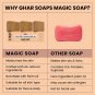 Ghar Handmade Sandalwood & Saffron Magic Skin Brightening Soaps 300gm For Bath