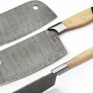 Quality Handmade Damascus Steel Cleaver Knife