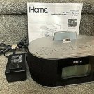 iHome radio, alarm, and docking/charging station for older iPhone, w/ manual