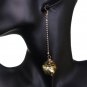 Gold Confetti Ball Chain Earrings
