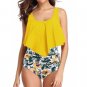 Floral Print U Neck Tankini Set