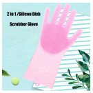 Kitchen Cleaning Magic Glove Silicone Dishwashing  with Brush
