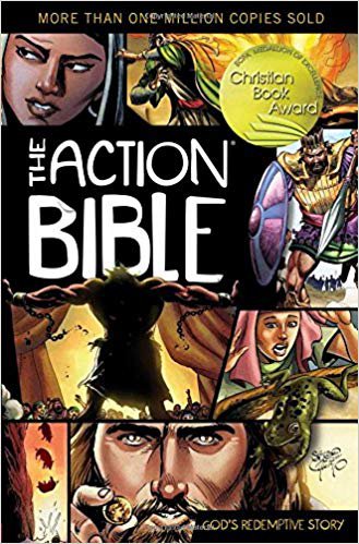 The Action Bible Hardcover by Doug Mauss (Editor), Sergio Cariello  (Illustrator)!