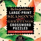 New York Times Large-Print Season's Greetings Crossword Puzzles Paperback - Lot of 3!
