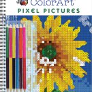 ColorArt: Pixel Pictures Book with Colored Pencils Spiral-bound by Publications International Ltd.!
