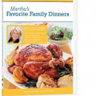 The Martha Stewart Cooking Collection - Martha's Favorite Family Dinners DVD - Sealed!
