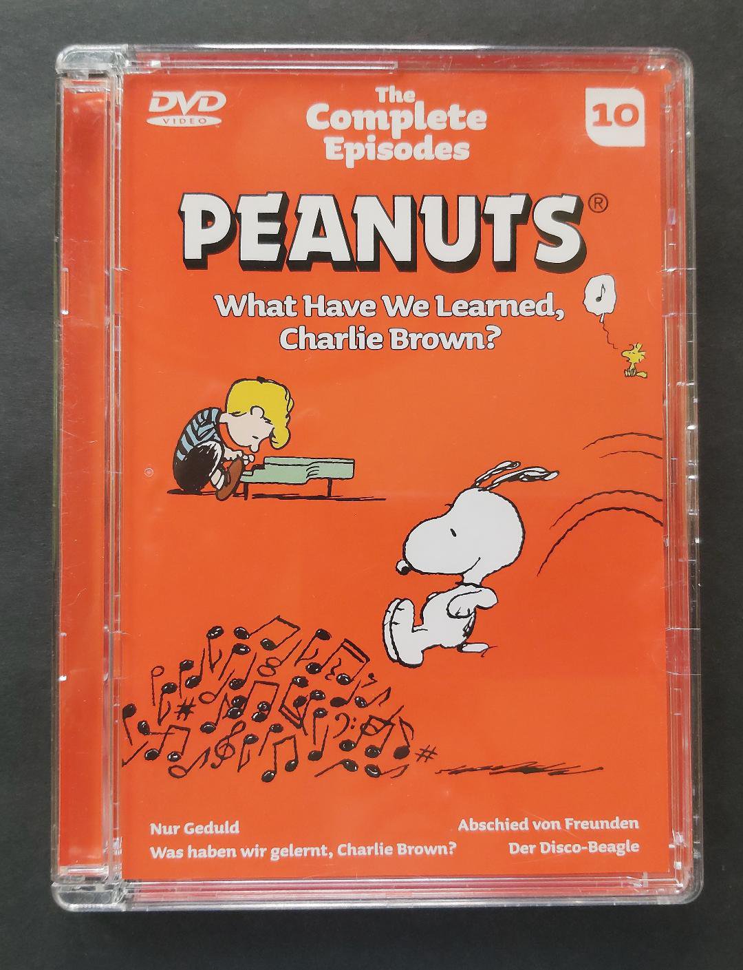 Die Peanuts Vol. 10 - What Have We Learned, Charlie Brown? GERMAN Version  DVD!