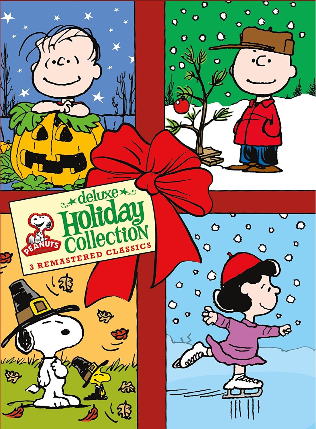 Peanuts Deluxe Holiday Collection DVD Set - Each DVD contains Bonus Episode - Sealed!
