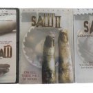 Saw, Saw II, Saw III (Unrated Ed Uncut Ver)  Widescreen DVD Set -Tobin Bell, Shawnee Smith -Sealed!