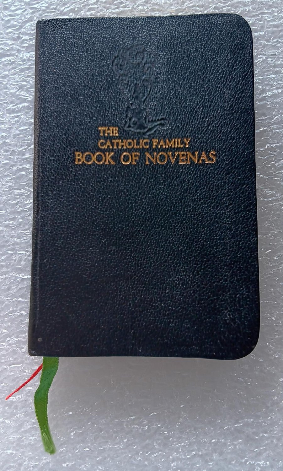 The Catholic Family Book of Novenas 1956, Leather, Gilt Page,