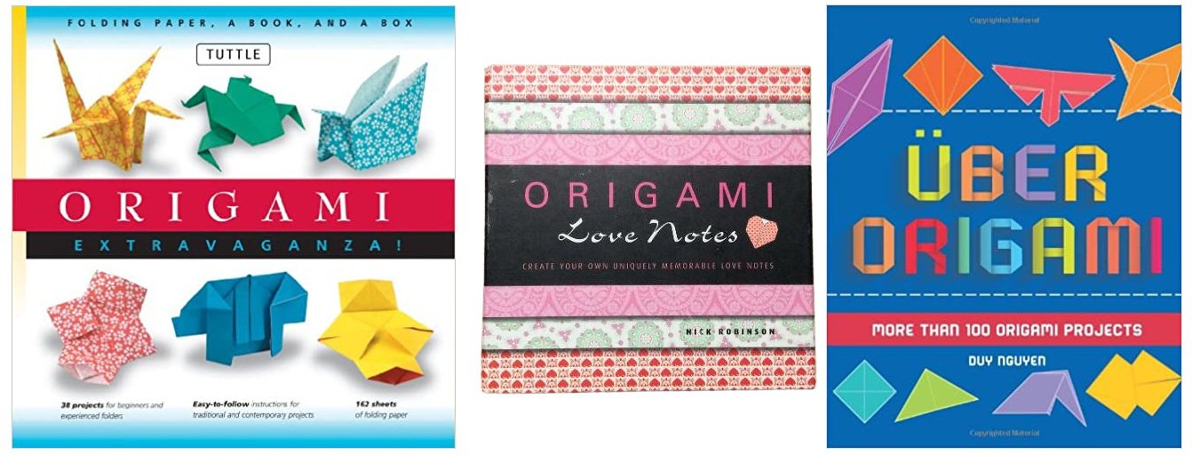 Origami Extravaganza!, Origami Love Notes, Uber Origami - Lot of 3 - New!