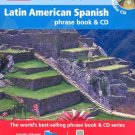 Berlitz Latin American Spanish Phrase Book & CD - Compatible w iPod & MP3 devices - New!