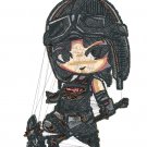 Videogame Embroidery Fortnite Renegade Raider Chibi