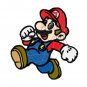 Videogame Embroidery Super Mario Running